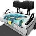 thumbnail image 1 of XYZCANDO Watercolor Sea Turtle Golf Cart Seat Cover | Non-slip Terry Cloth with 4 Pockets | Universal 2-Seat Golf Cart Accessory, 1 of 8