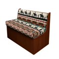 thumbnail image 1 of XYZCANDO Western Cowboys Print RV Dinette Cushions Ethnic Style Bench Cover Comfortable Furniture Covers Washable Camper Accessories Stylish Loveseat Couch Cover for RV Camper Car Bench Brown, 1 of 7