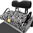 thumbnail image 1 of XYZCANDO Zebra Stripe Pattern Golf Cart Seat Covers Cozy, Quick Install Golf Cart Accessory Fit for Club Car, 1 of 8