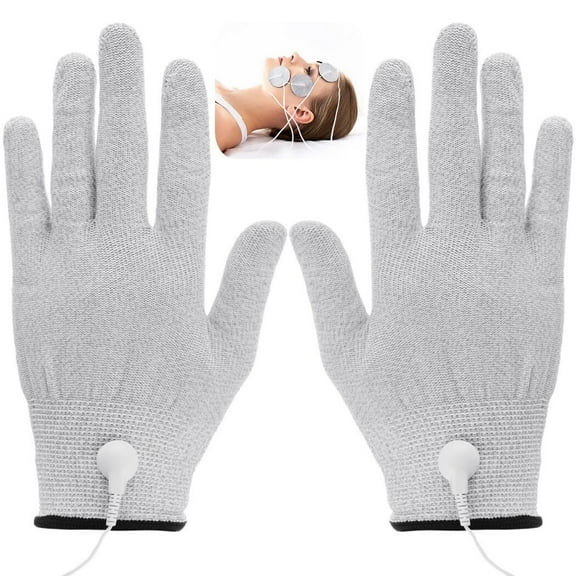 XYZDreams Electrode Massage Gloves, Conductive TENS Gloves for Electrotherapy, Irritation Current Gloves to Reduce Pain, Improve Blood Circulation