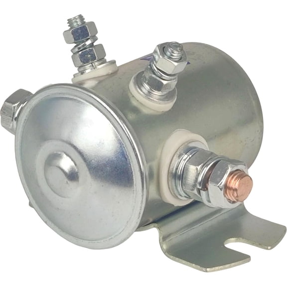 XYZIL 12V Continuous Duty Solenoid Relay 1114208 Compatible with EZGO Marathon 1979-1994 Gas Golf Cart Winch Marine RV Heavy Duty 4-Terminal Max 300A Inrush 16542-G1 70-111224 3635820 1114218 1114223