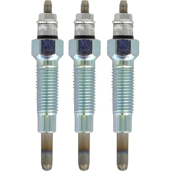 XYZIL 3X Glow Plug 15221-65516 Compatible with Kubota L175 L185 L185DT KH-28L L225 L235 L275 L285 L295 L305 L345 L245DT L245F L245H L355SS L2050DT L2050F L2350DT L2350F KH-28L 15221-65510 15401-65510