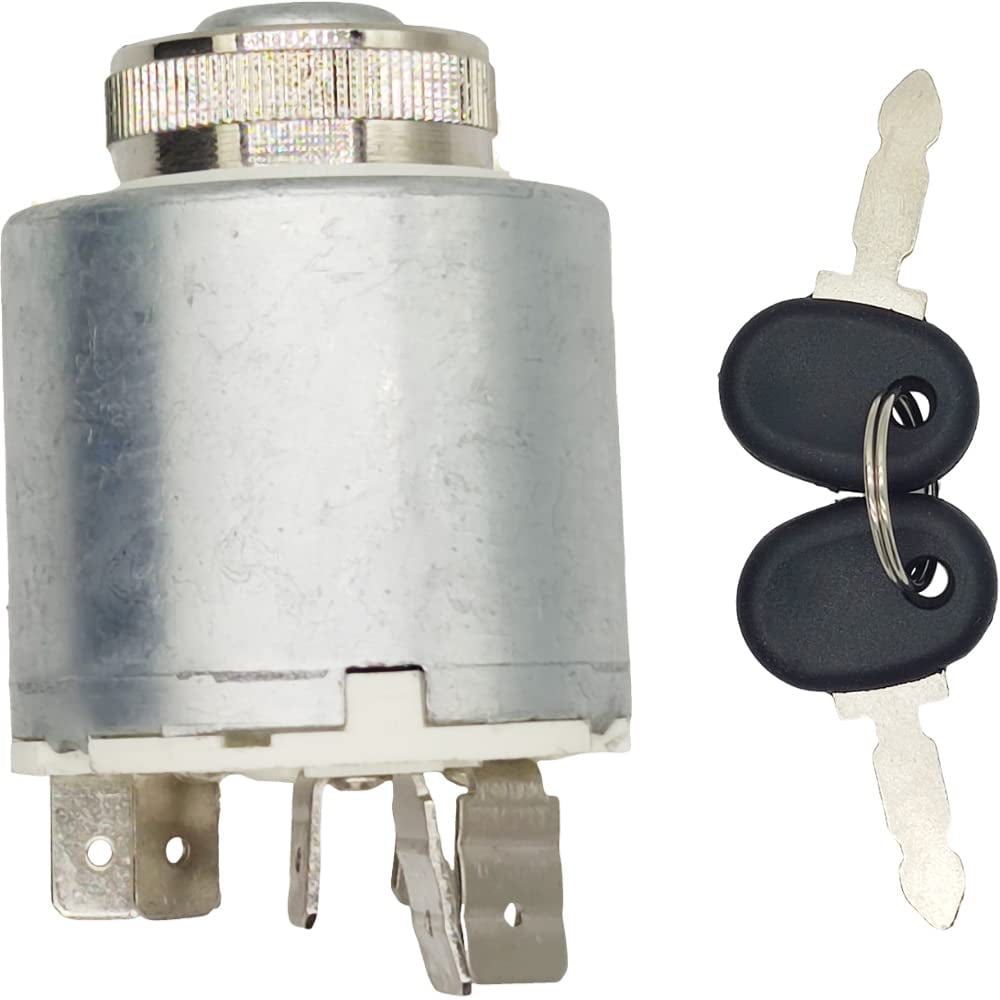 XYZIL Ignition Key Switch 5146155 5129862 Compatible with New Holland Tractor 3830 4030 4230 4430 Farmall 60 70 80 90 95 JX55 JX60 JX65 JX70 JX75 JX80 JX85 JX90 JX95