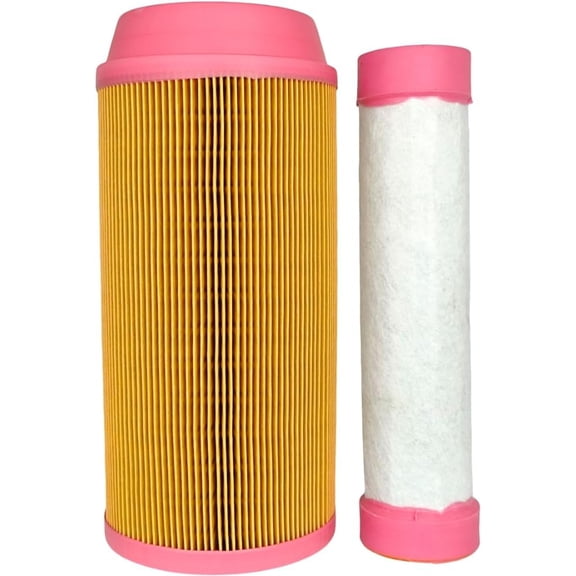 XYZIL Inner Outer Air Filter K3181-82250 K3181-82240 Compatible with Kubota ZD323 ZD326 ZD331 ZD1211 ZD1211L ZD1211R ZD1211RL ZD1511LF ZD1511RL Zero Turn Lawn Mower for Air Cleaner K3181-82140