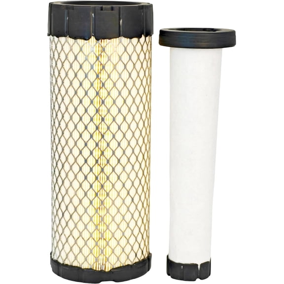XYZIL Outer Inner Air Filter Kit 4164576 4164577 Compatible with Bobcat Kawasaki Ariens Bad Boy Carrier ProCat Zero Turn Mower Engine Air Cleaner 21545400 21545300 063-8019-00 063-8020-00 11013-7038