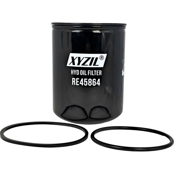 XYZIL RE45864 Transmission Hydraulic Oil Filter Compatible with John Deere 3025D 3035D 3043D 5038D 4044M 4044R 4049M 4049R 4052M 4052R 4066M 4066R 3036E 5045D 5055E 5075E 5042D P165877 51746