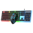 thumbnail image 1 of XYvans Gaming Keyboard and Mouse Combo,Rgb Backlit Wired Gaming Keyboard for Windows Pc Gamers Desktop Computer Laptop Accessories-Black, 1 of 5