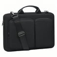 thumbnail image 1 of XYvans Laptop Shoulder Bag for Men& Women, 14 Inch Messenger Carrying Computer Bag for Work Trave Sleeve-Black, 1 of 14