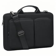 XYvans Laptop Shoulder Bag for Men& Women, 14 Inch Messenger Carrying Computer Bag for Work Trave Sleeve-Black
