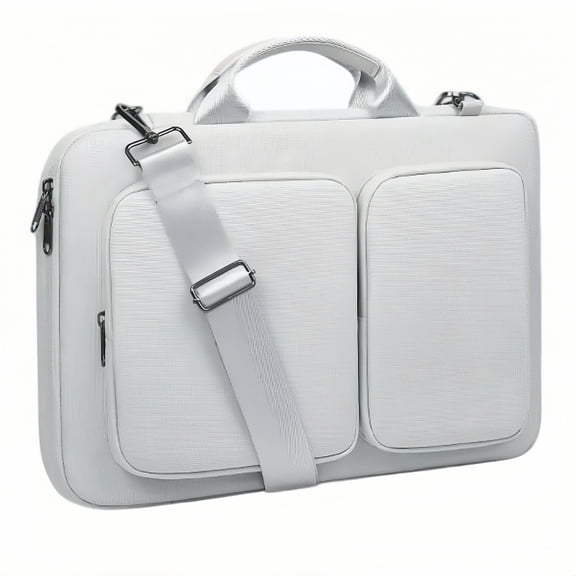 XYvans Laptop Shoulder Bag for Men& Women, 14 Inch Messenger Carrying Computer Bag for Work Trave Sleeve-Gray
