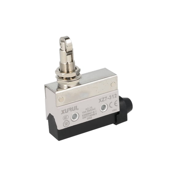 XURUI XZ7-312 Enclosed Limit Switch, Plunger Roller Actuator, 10A 250VAC