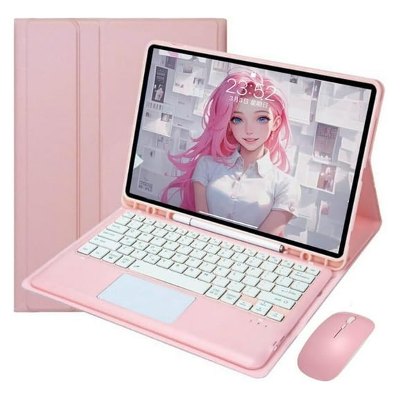 XZAMB Keyboard Case Compatible with iPad Air 3rd Gen/iPad Pro 10.5" 2019/2017,Slim Smart Stand Case,Detachable Tablet Keyboard and Mouses with Smart Touchpad.Built in Pen Holder