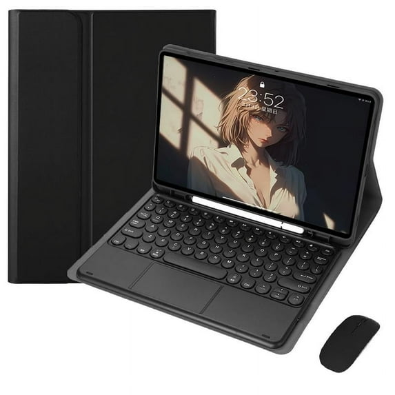 XZAMB Keyboard Case Compatible with iPad Pro 11" 4th 3rd 2nd 1st Generation,Slim Smart Case,Detachable Tablet Keyboard and Mouses with Smart Touchpad.Built in Pencil Holder, Auto Sleep - Blue