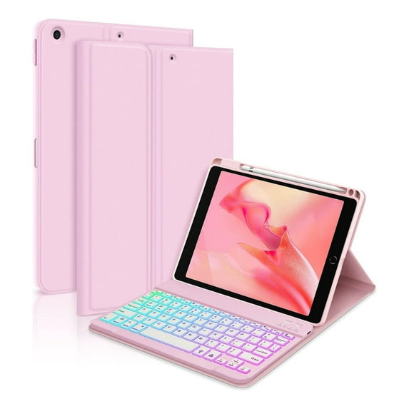 XZAMB Keyboard Case / For iPad 10.2 / Pink