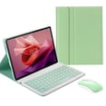 thumbnail image 1 of STYU Keyboard Case with Mouse Compatible with Lenovo Tab M11 TB-330FU/Lenovo Xiaoxin Pad 2024 11inch TB-331FC, Cute Round Key Detachable Wireless Keyboard, 1 of 7