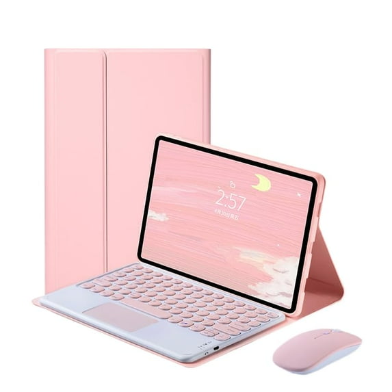 STYU Keyboard Case with Mouse Compatible with Lenovo Tab P11 Pro 11.5 inch 2020 (TB-J706F/J706L), Folio Keyboard Case Cover with Detachable Wireless Keyboard