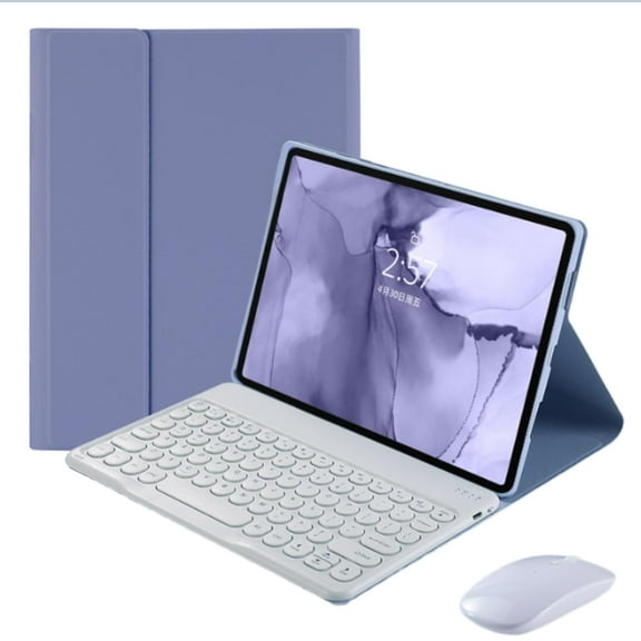 XZAMB Keyboard Case with Mouse Compatible with Xiaomi Pad 6/6 Pro 11, Folio Keyboard Case Cover with Magnetically Detachable Wireless Keyboard for Xiaomi Pad 6/Xiaomi Pad 6 Pro, Black