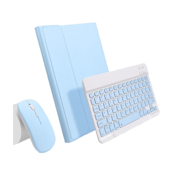 XZAMB Keyboard Case compatible with iPad Air 2 & Pro 9.7 with Mouse - Ultimate Protection & Versatile Functionality