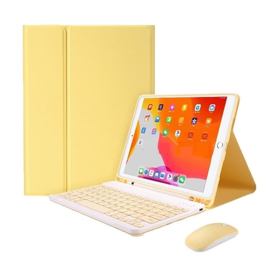 XZAMB Keyboard Case compatible with iPad Air 2 & Pro 9.7 with Mouse - Ultimate Protection & Versatile Functionality