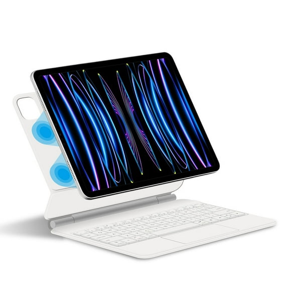 XZAMB Magic Keyboard for iPad Pro 12.9-inch - Ultimate Typing Experience with Trackpad and Backlit Keys