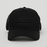 XZH Unisex Trucker Cap Mesh Hat Breathable Classic Baseball Caps Adjust Cotton Running Ball Hats,Black Embroidered Black