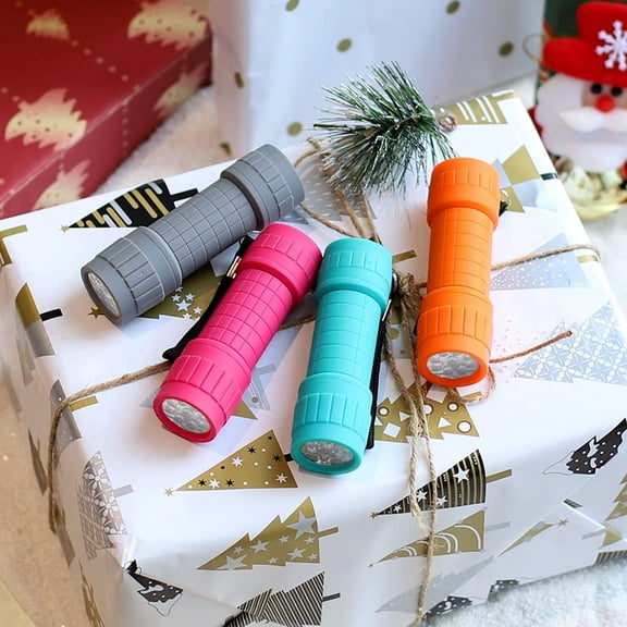 XZHANH-10-Pack, 9-LED Mini Flashlight Set, AAA Batteries are Included and Pre-Installed, Perfect for Class Teaching, Camping, Wedding Favor