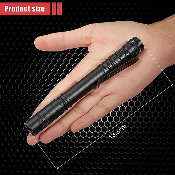 XZHANH-2 Pieces UV Black Light Flashlight Small Blacklight Flashlights Pen Lights for Leak, Pet Urine, Hotel Inspection, Dry Stain and Dye Detector, 5.2 Inches Long