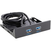 XZHANH-2 Ports USB 3.0 Front Panel Floppy Disk Bay 20 Pin Hub Bracket