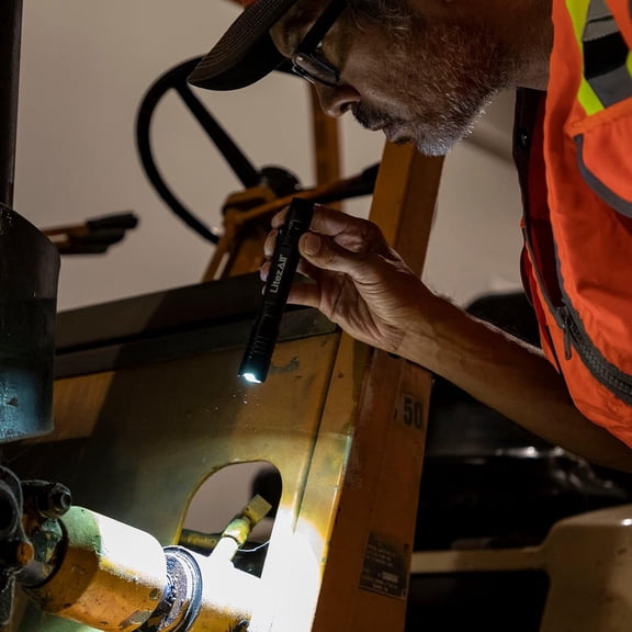 XZHANH-280 Lumen Tactical Flashlight, Compact LED Pocket Flashlight for Everyday Carry, Battery Powered EDC Light for Work, Outdoor, Emergency, and Home Use Easy Operation