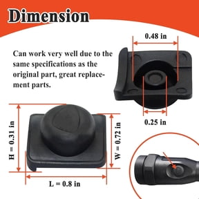 XZHANH-2Pcs 757016 LED Flashlight Switch Button Boot Replacement