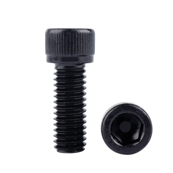 XZHANH-3/8-16 x 3/4" Socket Head Cap Screws Bolts Black Finish,304 Stainless Steel 18-8, Allen Hex Drive, Full Machine Thread, 10Pcs