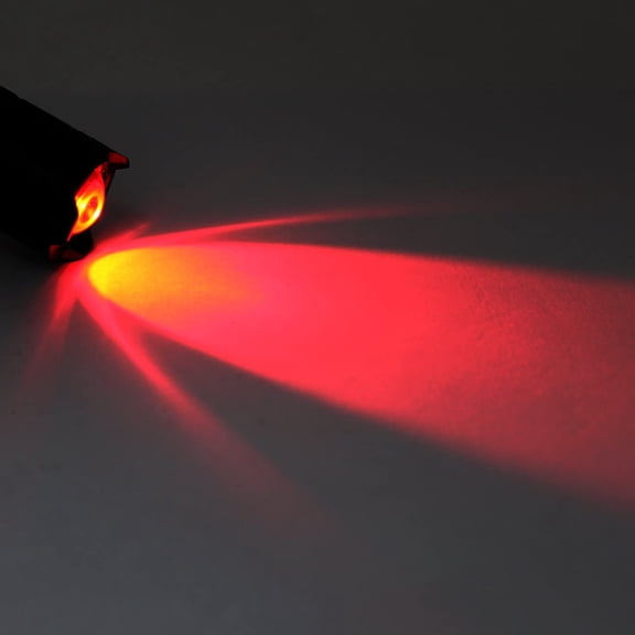XZHANH-3 Pack Red Light Flashlight, 3 Modes Mini Red LED Flashlight, Zoomable Red Flashlight Torch with Clip for Night Vision, Astronomy, Aviation, Night Observation