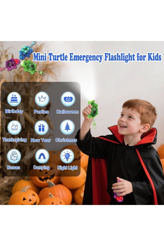 -3PCS Set Turtle Nurse Mini Flashlight, Pediatric Nurse Flashlight Keychain , Rechargeable 7 Modes LED & SOS Emergency Key Ring Handbag Bag Purse Keychains, Christmas Stocking Stuffers Gift fo