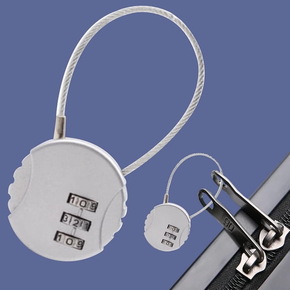 XZHANH-4 Pack Small 3 Digit Combination Lock - Waterproof Mini Padlock for School Locker, Gym, Toolbox, Backpack, Travel Case (4 Colors)