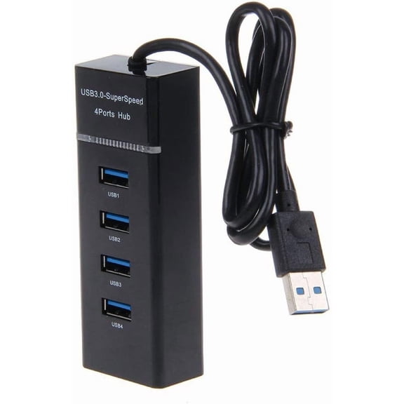 XZHANH-4 Port USB Hub High Speed USB 3.0: 5Gbps Data Hub