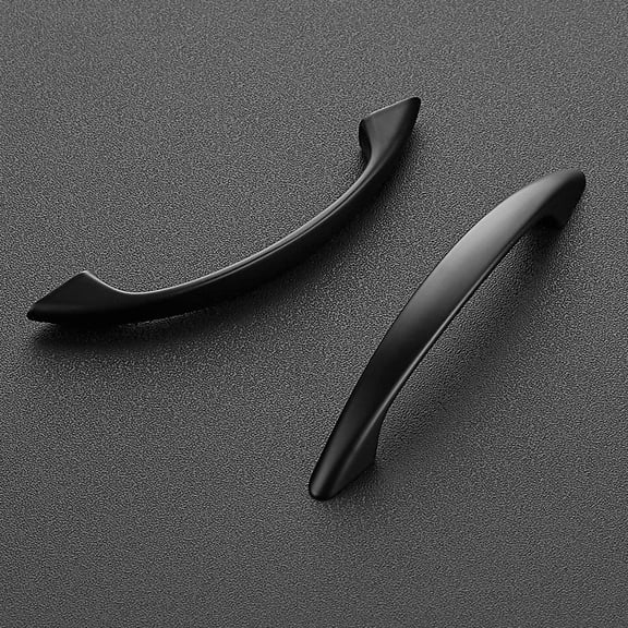 XZHANH-5 Pack 3 Inch Cabinet Handles Matte Black Cabinet Pulls Black Drawer Pulls Kitchen Hardware Kitchen Handles for Cabinets Cupboard Handles Drawer Handles