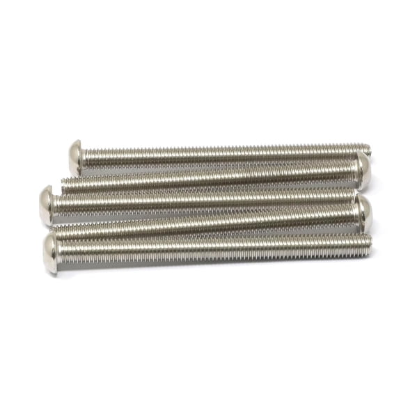 XZHANH-5 Pcs M8 x 100mm Thread Pitch 1.25 mm Stainless Steel 304 Hex Socket Button Head Cap Screws Bolts Kit