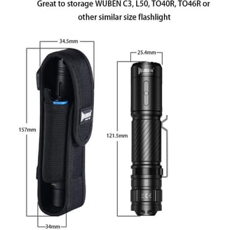 best duty belt rechargeable flashlight DOVER 1000 LUMEN The UltraFire WF Best flashlights with holsters of