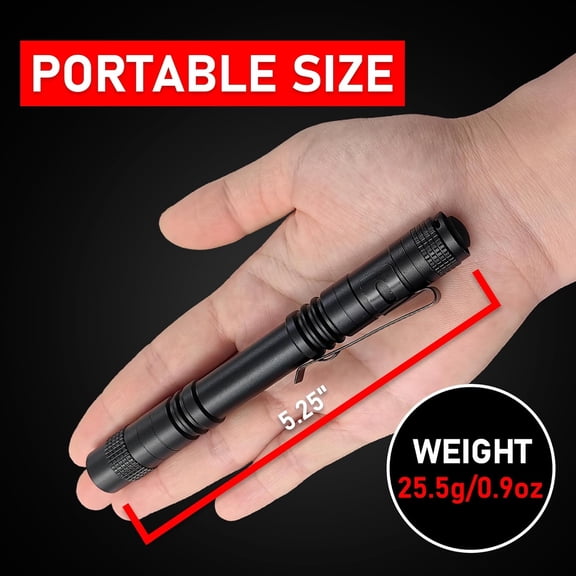 XZHANH-Pen Flashlight, Led Pen Light Flashlights with Clip,High Lumen Mini Pocket Medical Penlight Inspection Flashlight,4-Pack