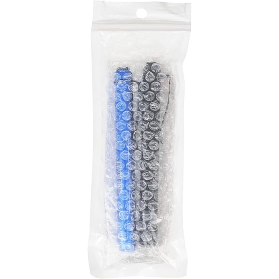 XZHANH-Pen Lights for Nurses, 2Pack Reusable Medical Pen Light with Pupil Gauge and Ruler, White Light LED Penlight for Nurse Student Doctors EMT (Black/Blue)