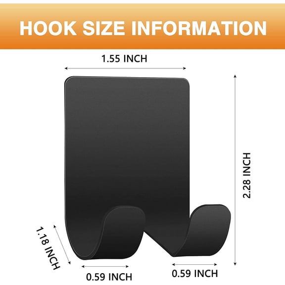 XZHANH-Razor Holder Shaver Hook Hanger Stand Caddy (2 Pack) Self Adhesive Stick on Hook Heavy Duty Stainless Steel Phone Holder for Shower, Tools for Hanging Washcloth Towel Loofah for Bathtub Wall,