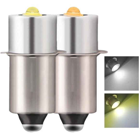 XZHANH-Silver Light LED Bulb Cells Torch Flashlight LED Converter 6V White 12V 3V 9V 18V White/Warm 24V 4.5V Bulbs Handheld Flashlights Tools and Home Improvement