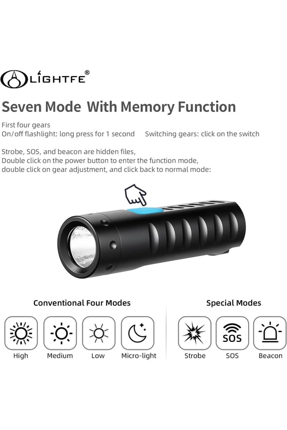 -U19 Super Bright Mini Keychain Flashlight | 150 Lumens | USB-C Fast Charging | Aviation Aluminum | Waterproof and Drop-Resistant | Must-Have for Emergency EDC
