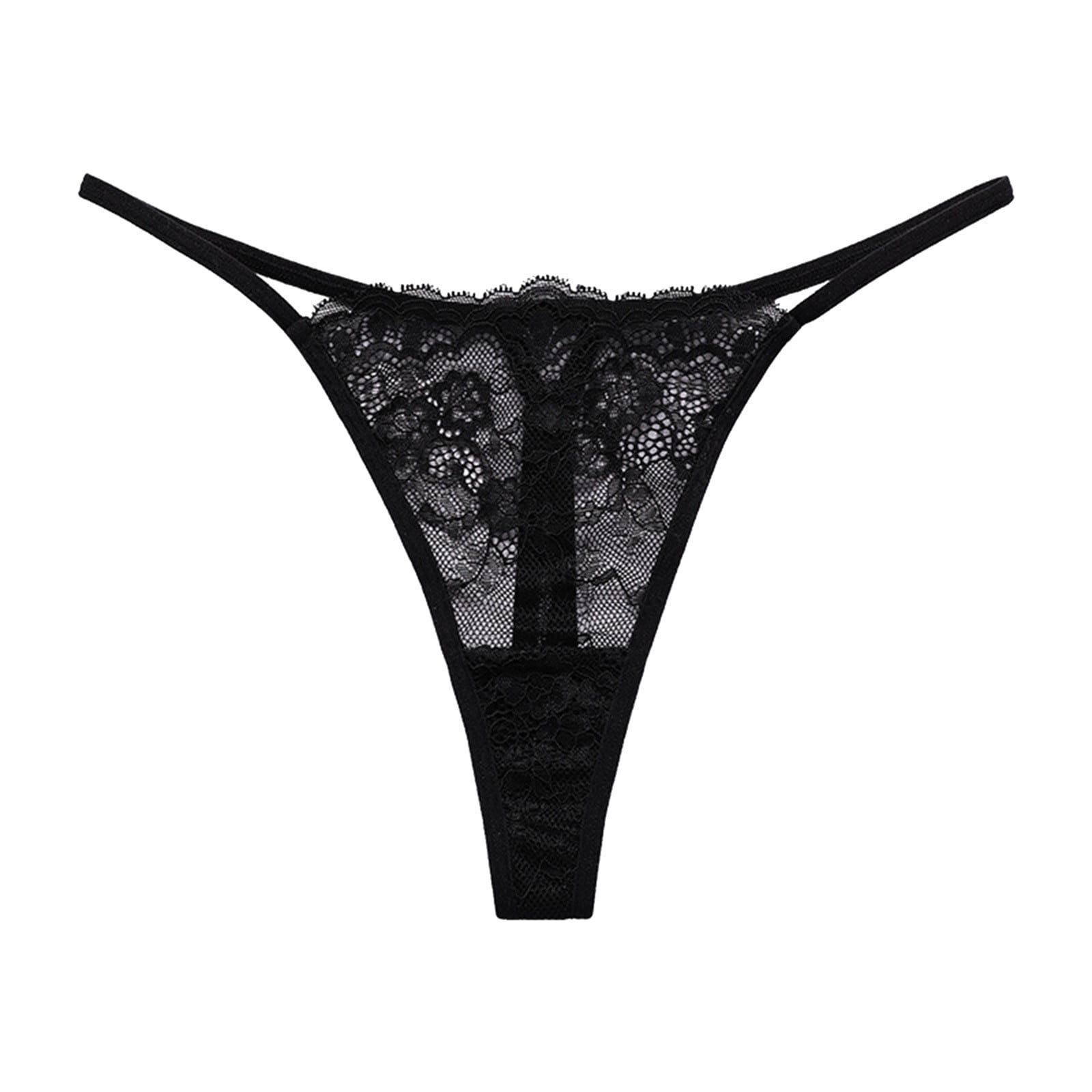 XZHGS Graphic Prints Winter Plus Size Women Panties Thin Strap Lace