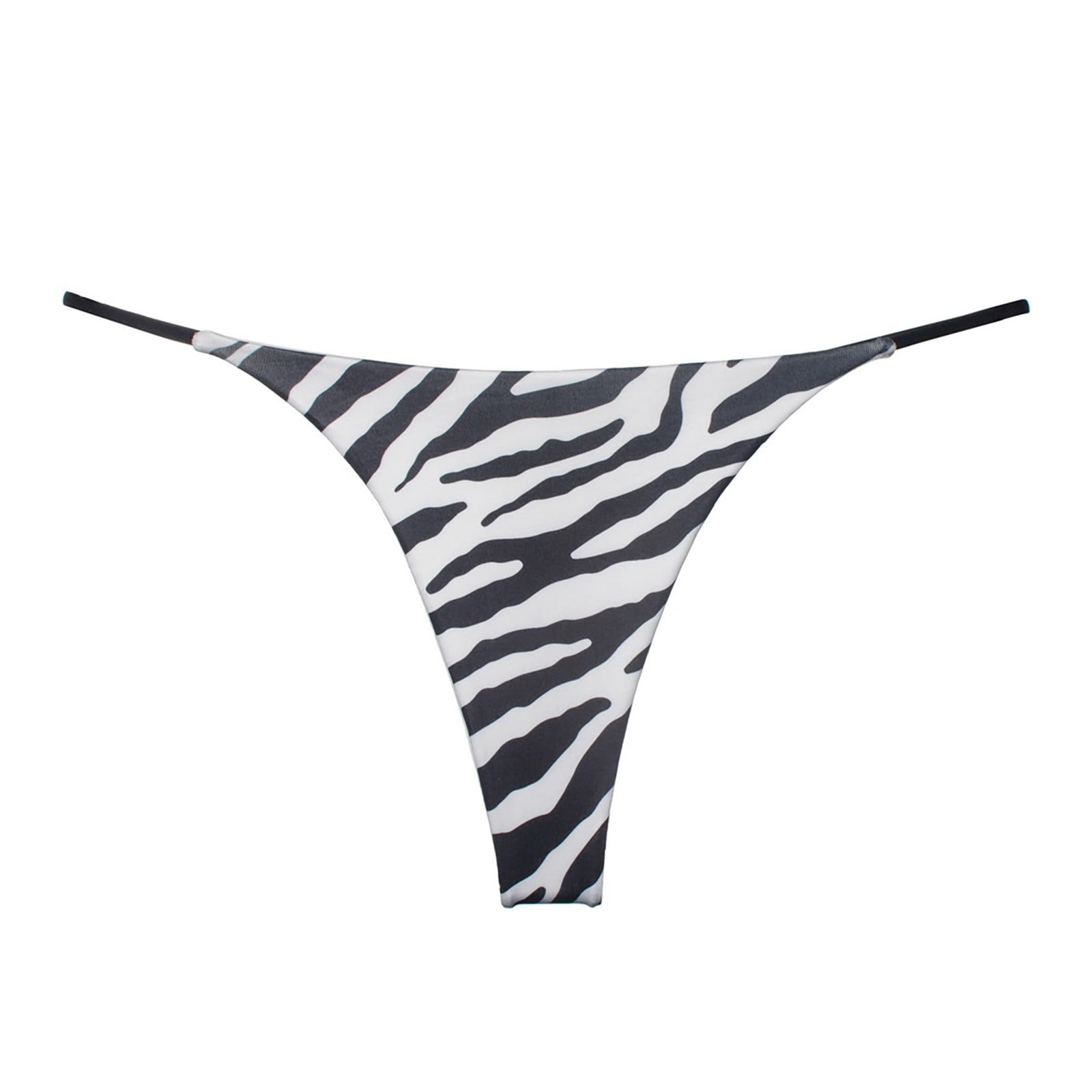 XZHGS Graphic Prints Winter Brief Women's Thong Low Rise Double