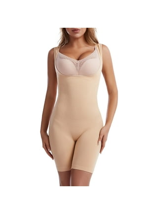 Bodysuit For Women Seamless Full Body Suits Shapewear Tummy Control I  Sleeveless Body Shaper Sculpting Tank Tops Dupes