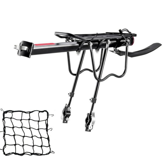 XZKING Adjustable Bike Cargo Rack, 110 lbs Capacity Bike Rear Rack with Fender, Universal Quick Release Bicycle Carrier Rack, Aluminum Alloy Back Bike Luggage Rack