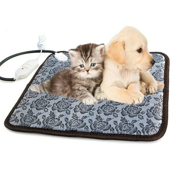 XZKING Adjustable Pet Heating Pad Electric Dog Cat Heating Pad Indoor Warmer Mat Bed