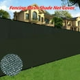 thumbnail image 1 of XZKING Black Fence Privacy Screen, 4" x 50' Mesh Shade Cover, Heavy Duty Windscreen Backyard Privacy Fence, 90% Blockage, 1 of 7