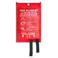 thumbnail image 1 of XZKING Flame Retardent Emergency Fiberglass Fireproof Blanket,39" x 39", 1 of 10